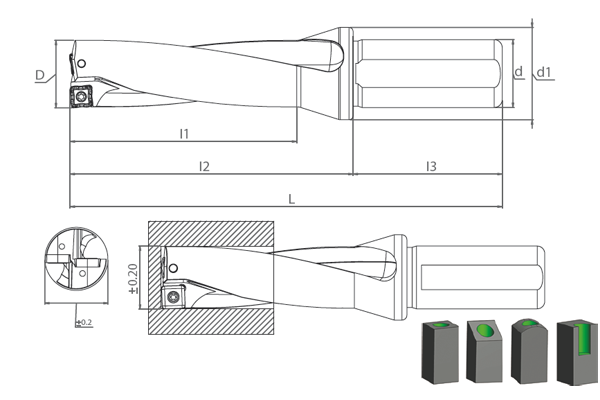 SDUM SOMT D5 U-DRILL