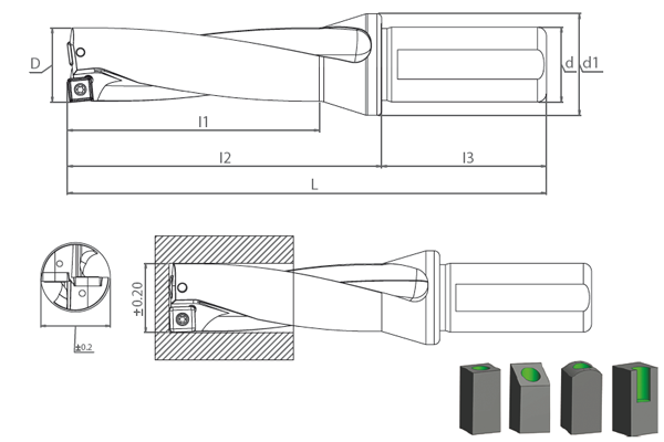 SDUM SOMX D5 U-DRILL