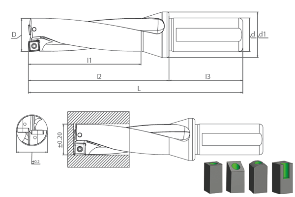 SDUM SPGT D4 U-DRILL