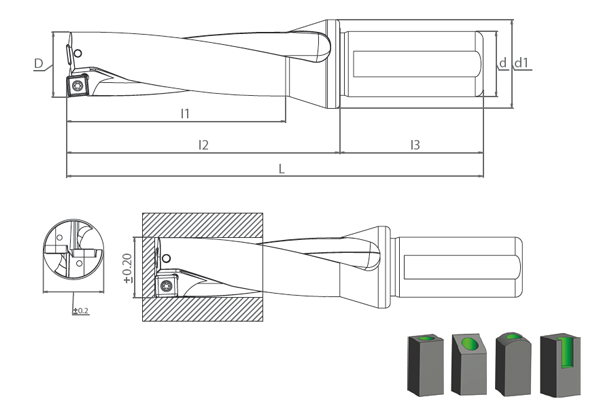 SDUM SPGT D5 U-DRILL